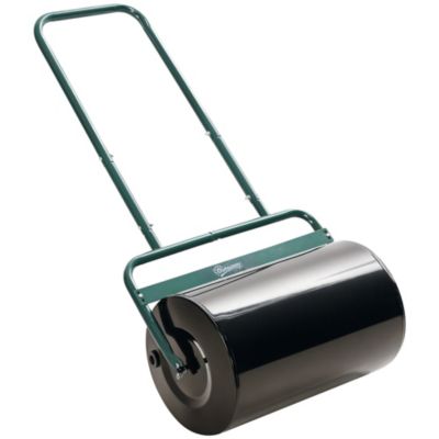 Outsunny Push/Tow Lawn Roller, Yard Roller for Flattening Sod,