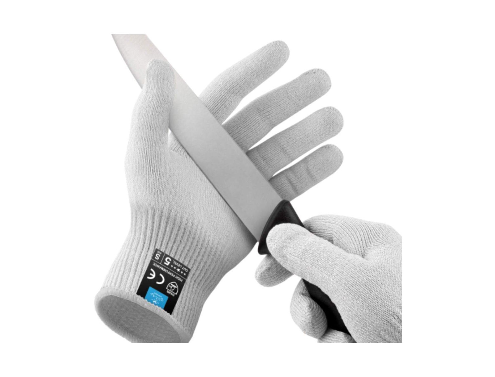 Защитные перчатки Zulay Kitchen Food Grade Level 5 Cut-Resistant Safety