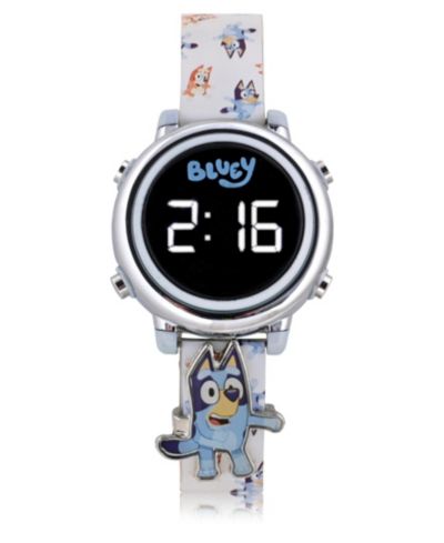 Bluey Унисекс часы с LED сенсорным экраном и силиконовым ремешком