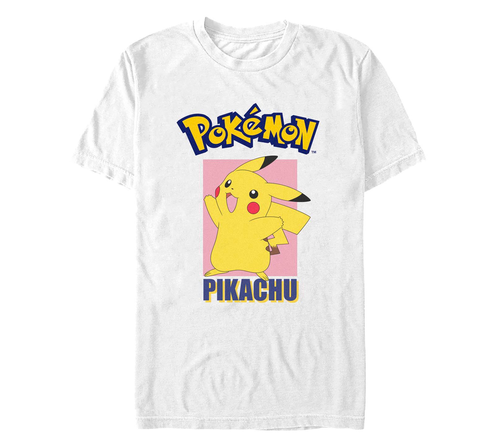 Fifth Sun Men's Japanese Pikachu Pose Short Sleeve T-shirt