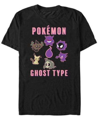Fifth Sun Men's Pokemon Team Ghost Group Short Sleeve T-shirt