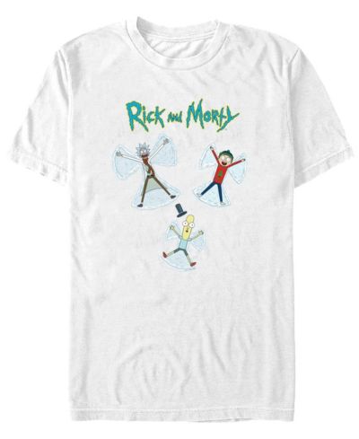 Мужская футболка Fifth Sun Rick and Morty Snow Angels с коротким рукавом