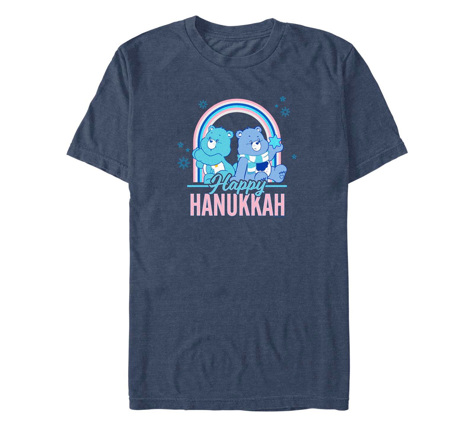 Fifth Sun Men's Care Bears Hanukkah Bears Short Sleeves T-shirt