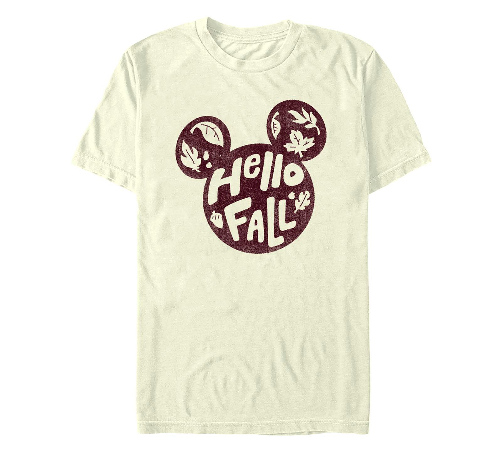 Fifth Sun Men's Mickey Classic Hello Fall Short Sleeves T-shirt