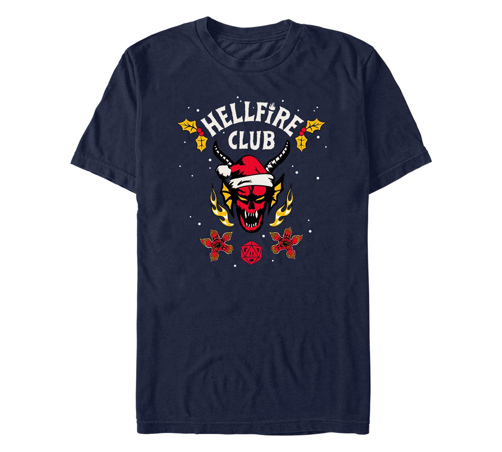 Fifth Sun Men's Stranger Things A Hellfire Holiday Short Sleeves T-shirt