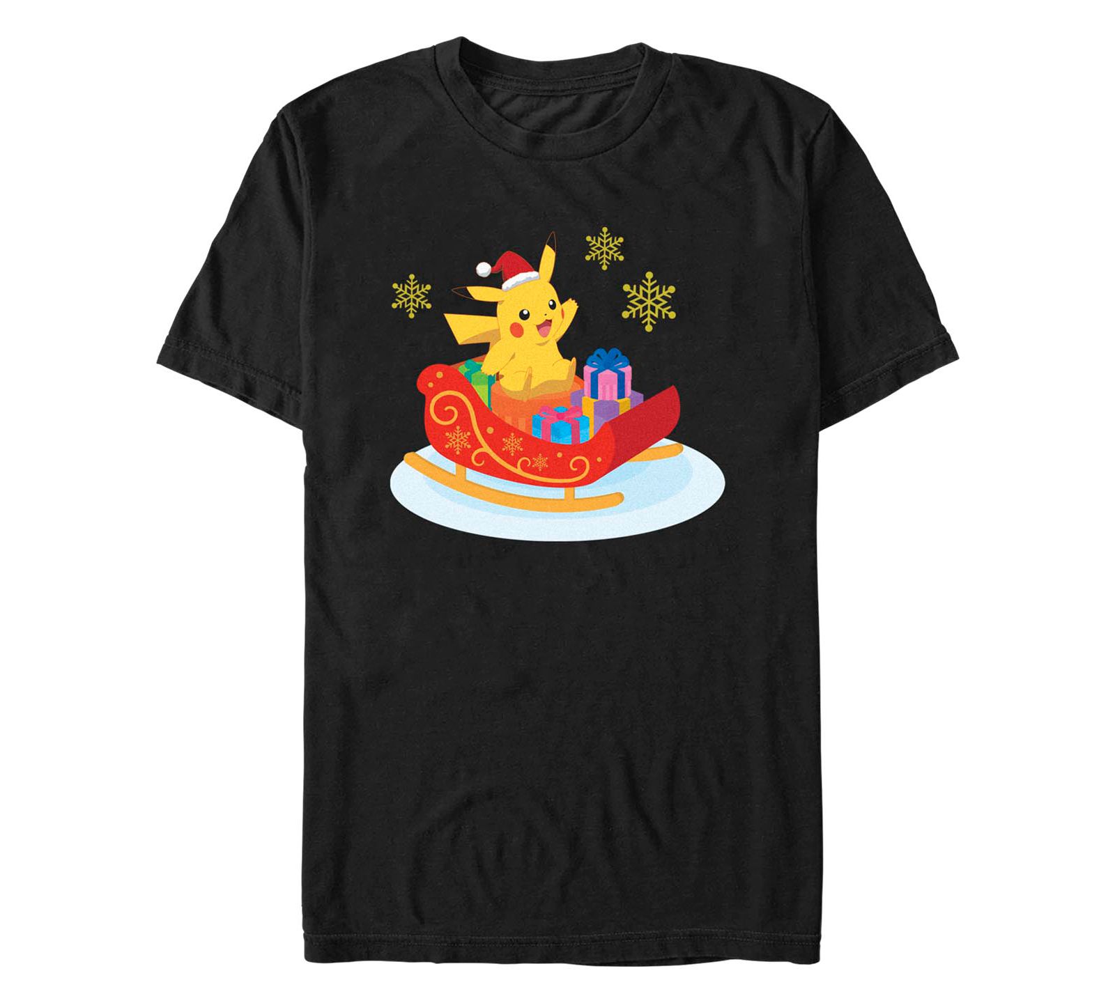 Fifth Sun футболка с коротким рукавом Pokemon Christmas Ride, мужская