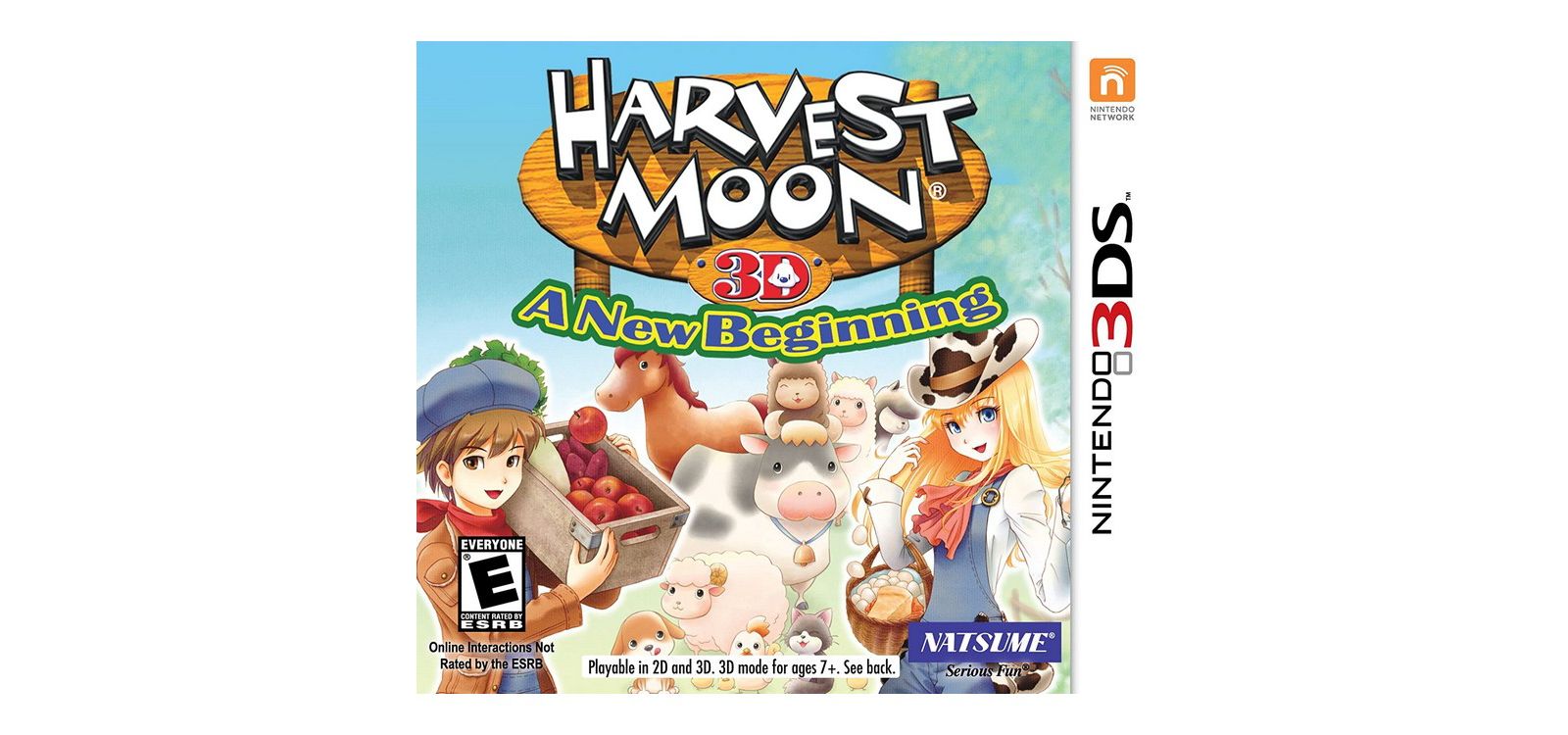 Harvest Moon 3D : A New Beginning - 3DS