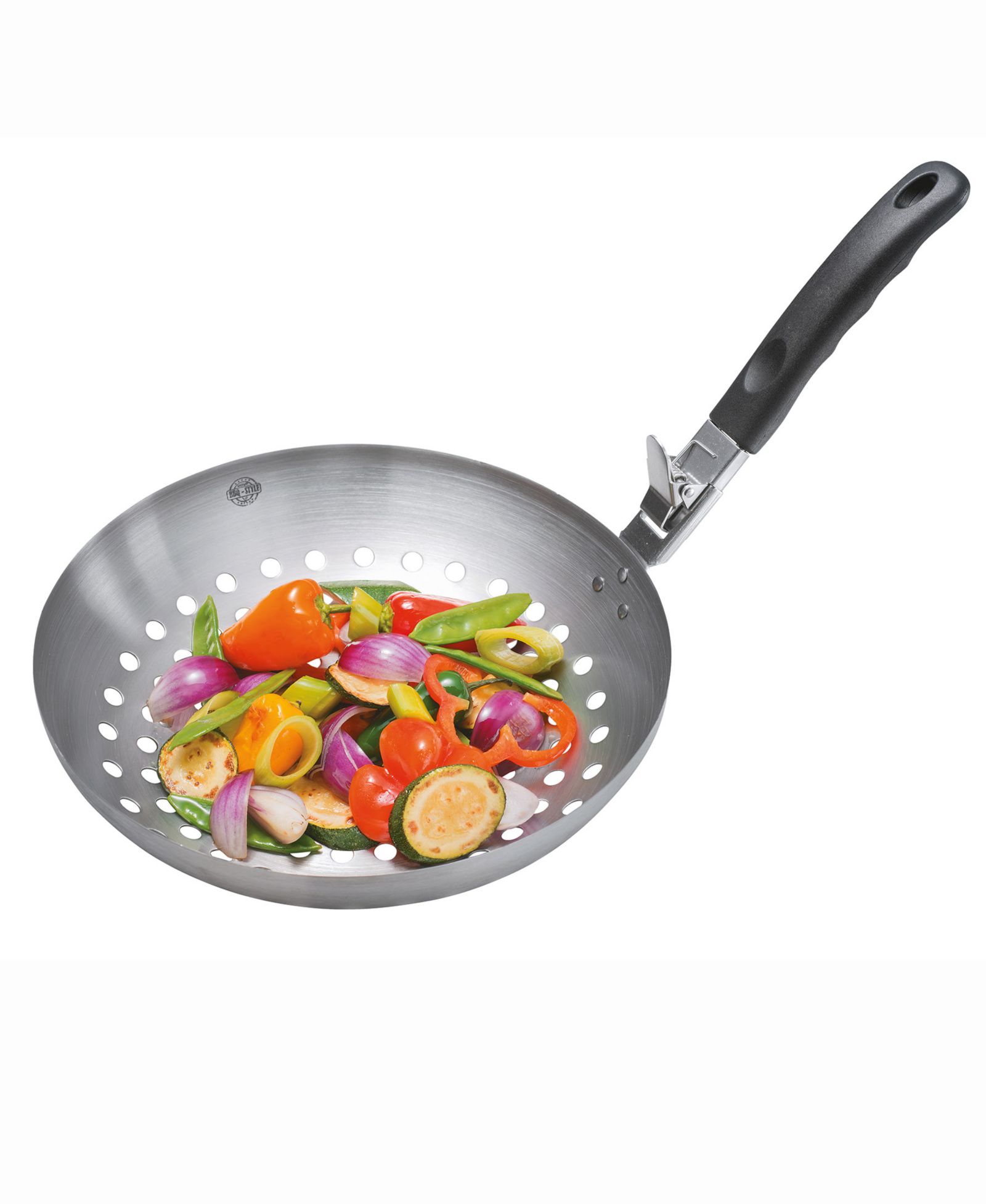 GEFU Stainless Steel Wok With Detachable Handle