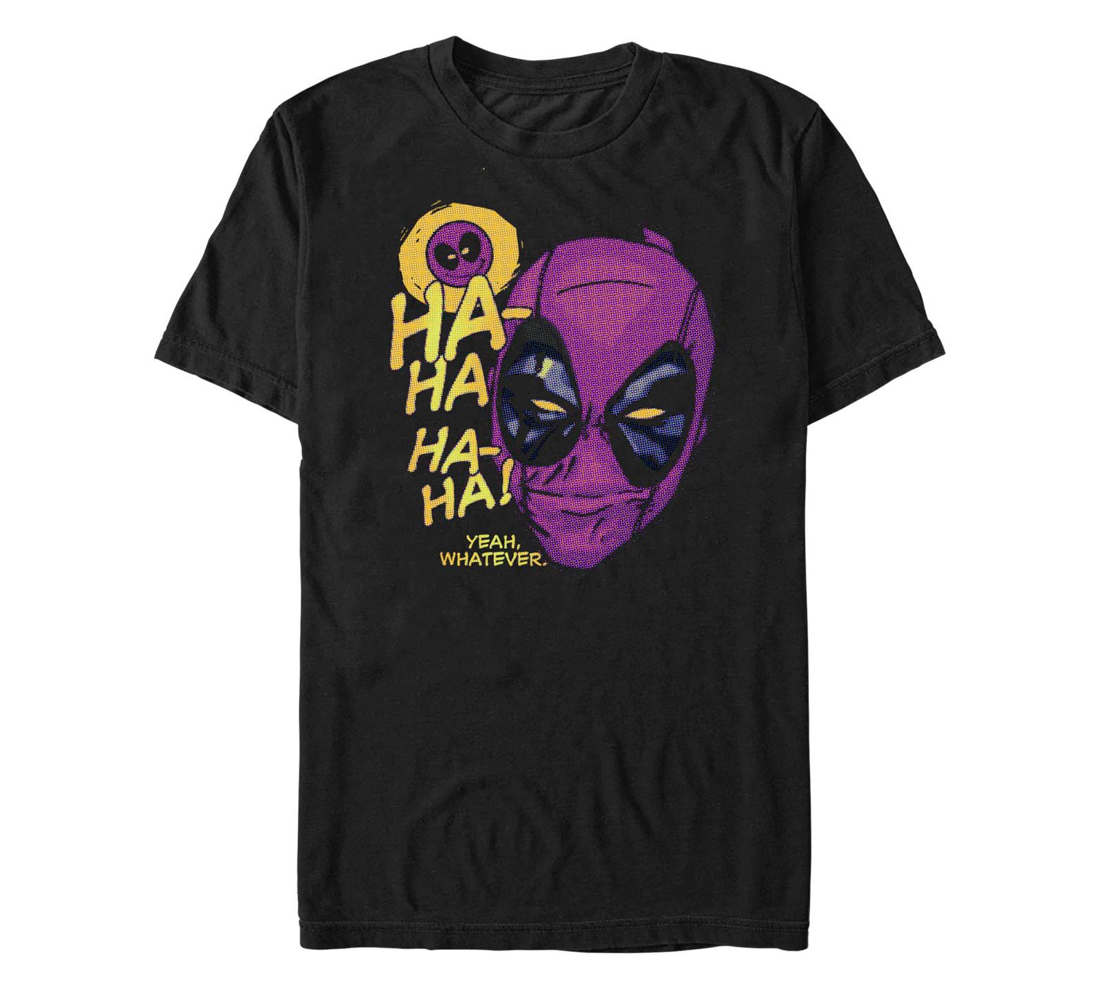 Fifth Sun Men's Half Tone Deadpool Short Sleeve T-shirt