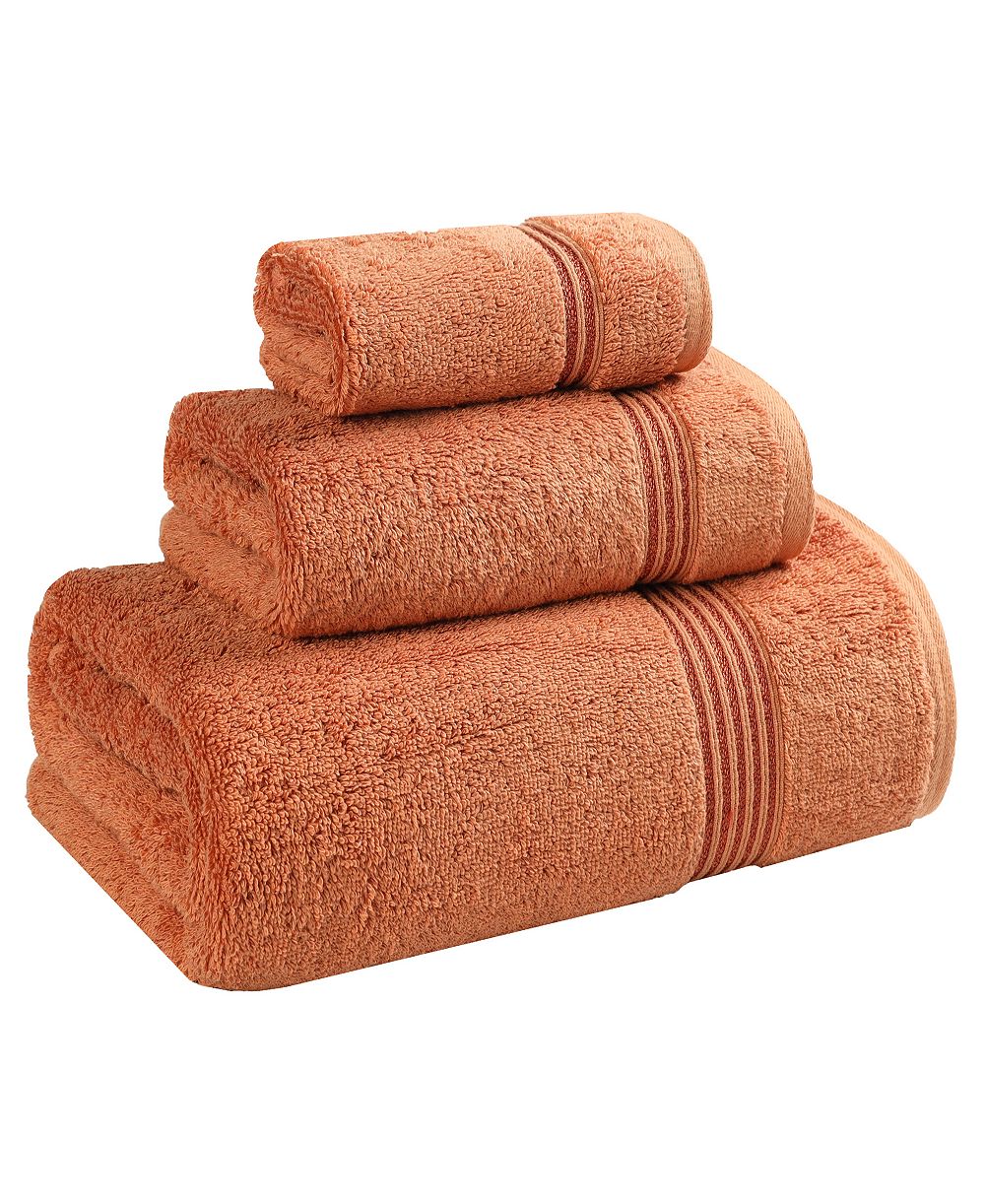 Superior Solid Quick Drying Egyptian Cotton 3-Piece Bath Towel Set