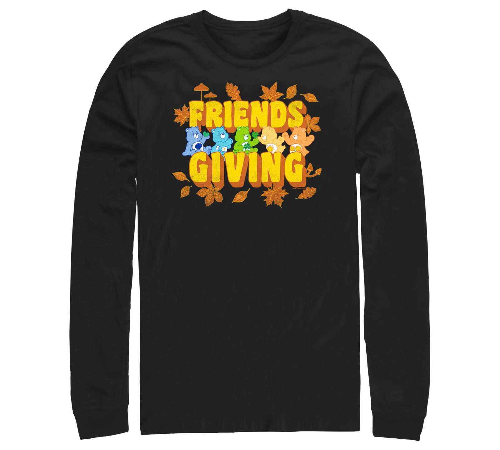 Fifth Sun Men's Care Bears Friends Giving Long Sleeves T-shirt