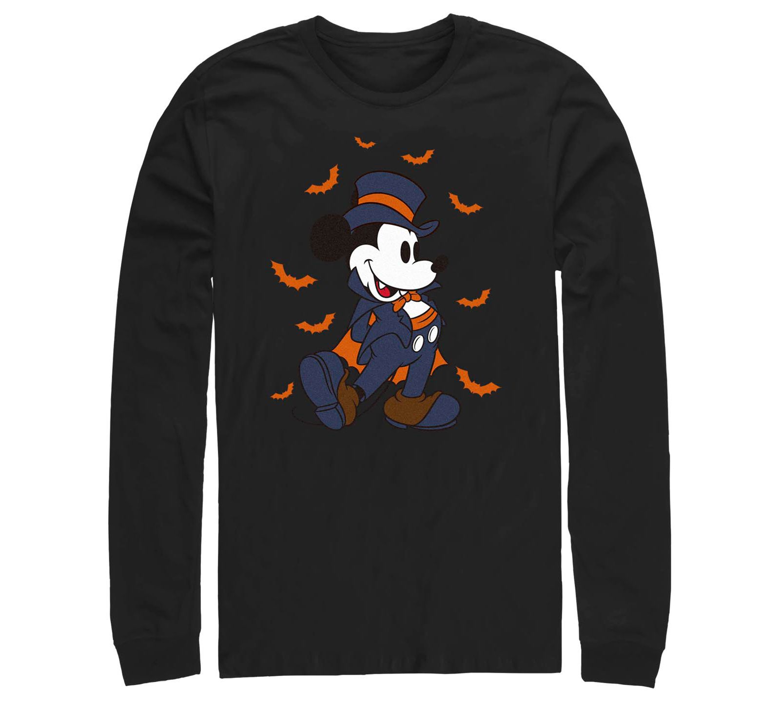 Fifth Sun Men's Mickey Classic Vampire Mickey Long Sleeves T-shirt