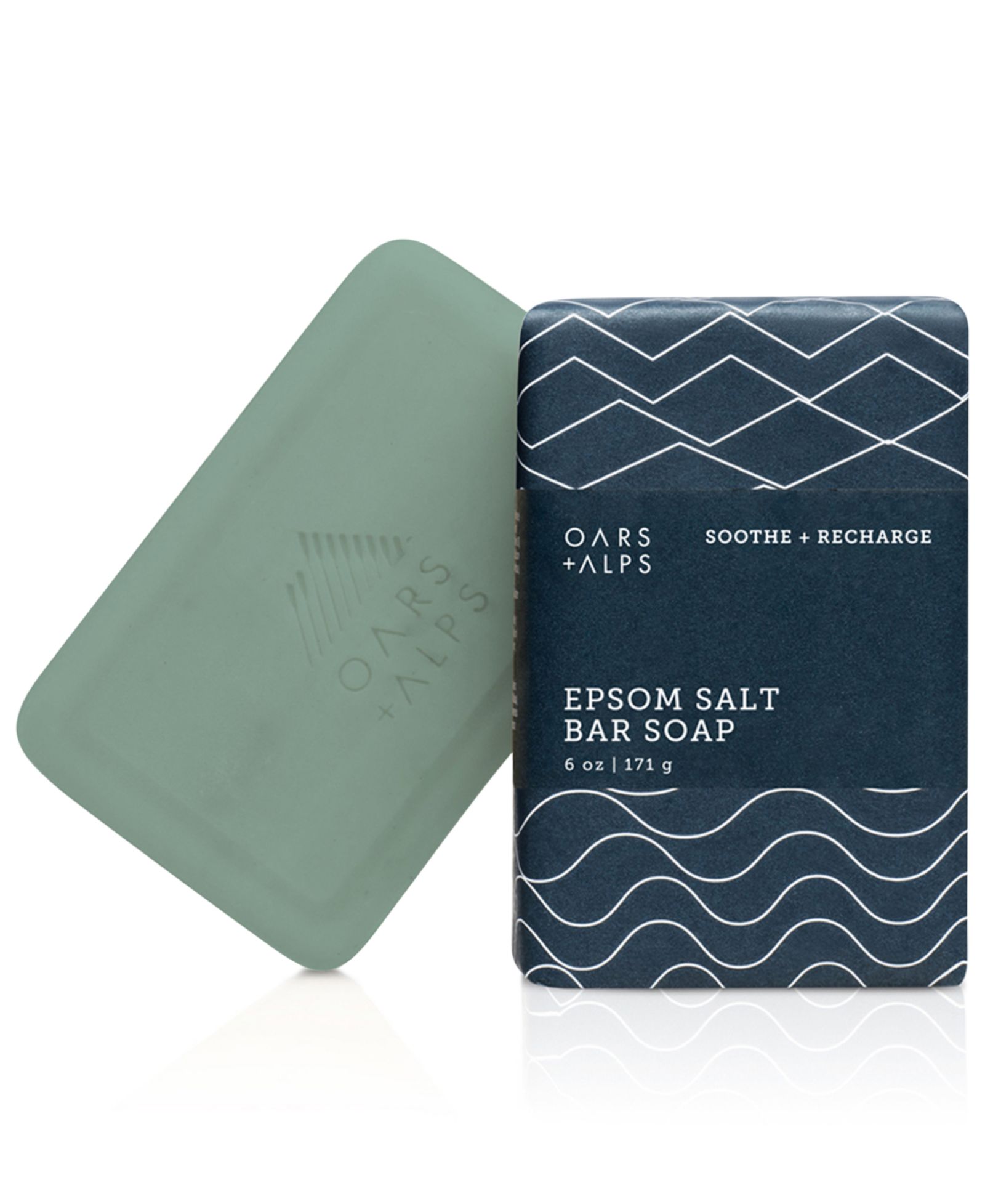 Мыло Oars + Alps Epsom Salt Bar, 6 oz.