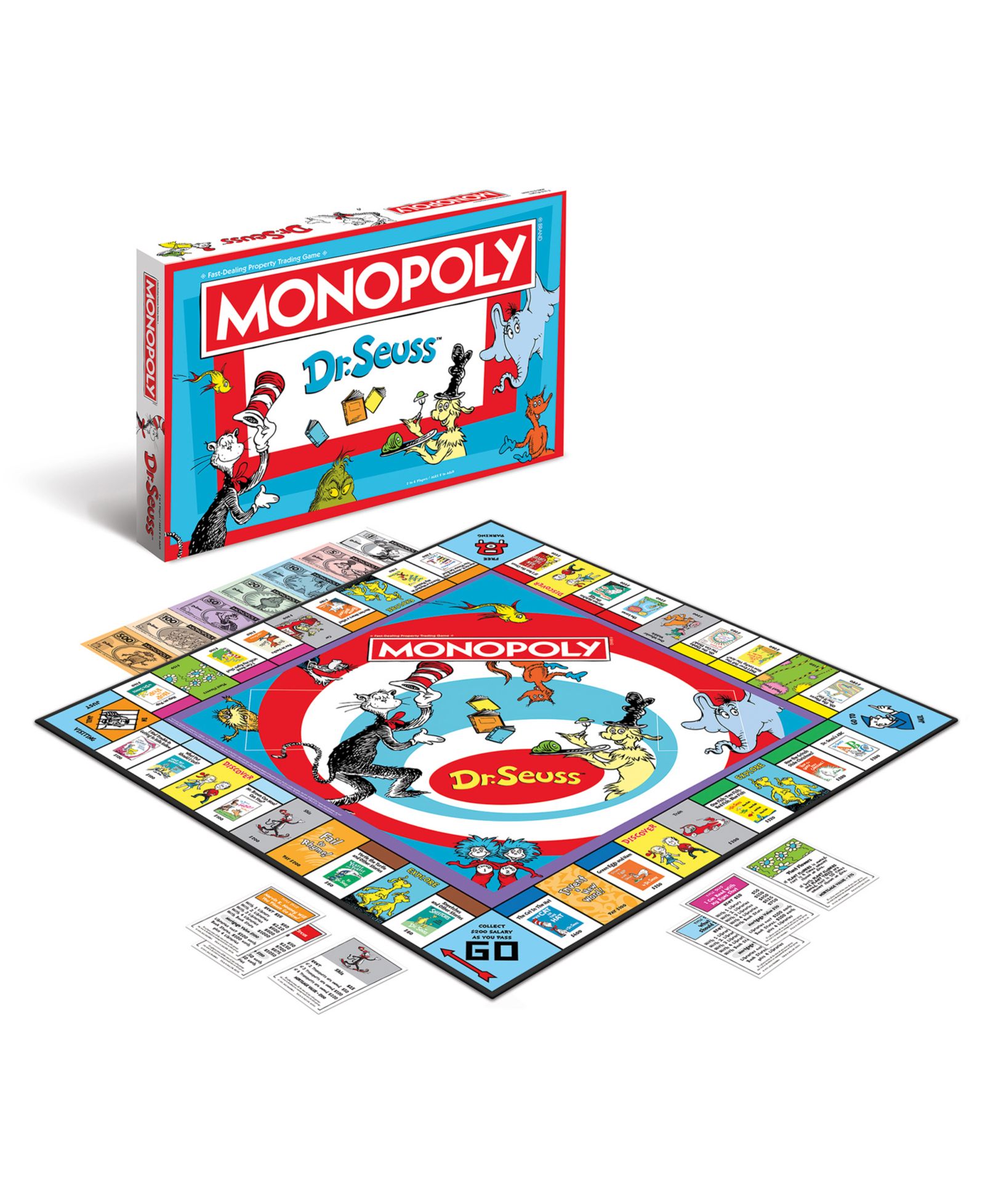 Настольная игра Monopoly Dr. Seuss Board Game, Ages 8+