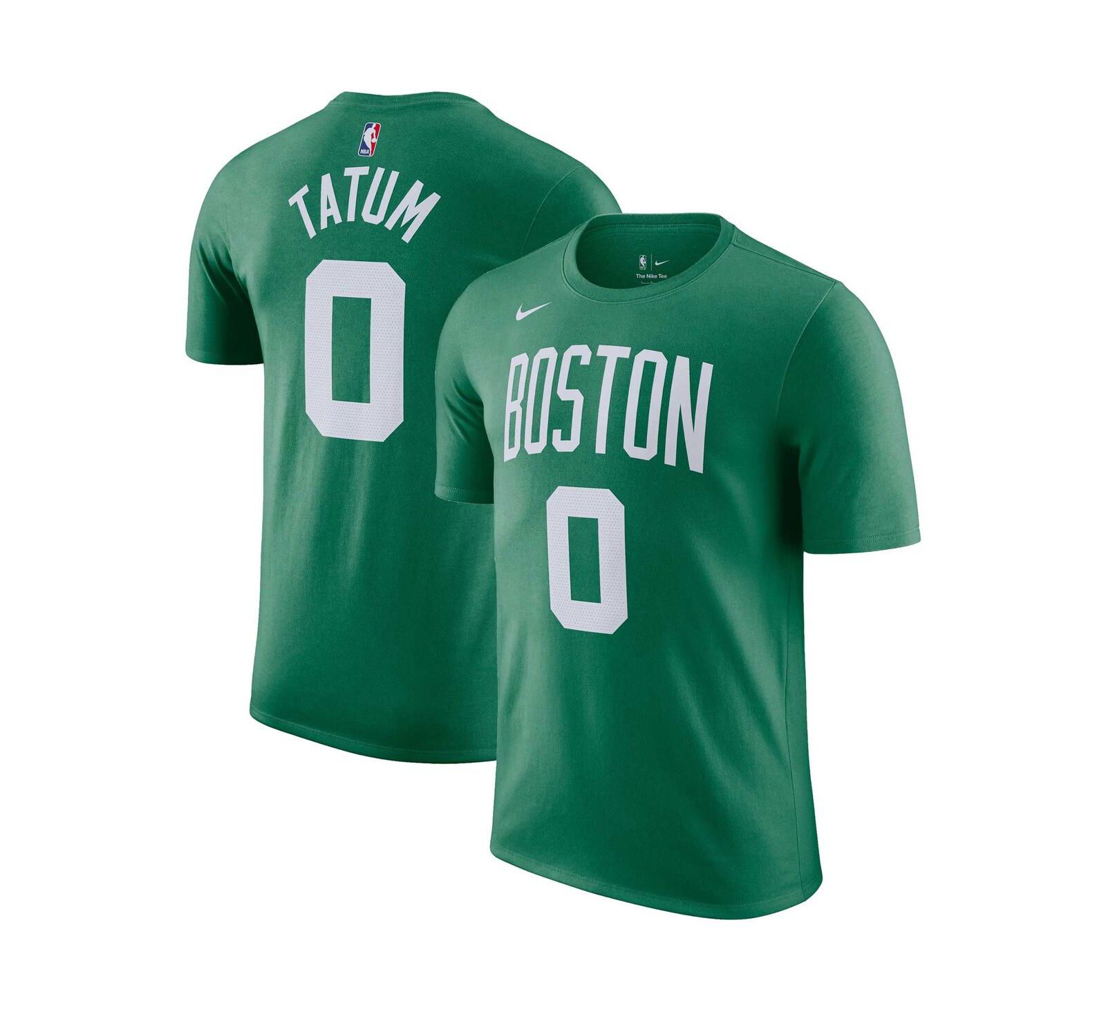 Men's Nike Jayson Tatum Kelly Green Boston Celtics Icon 2022/23 Name and Number Performance T-shirt
