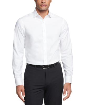Tommy Hilfiger Men's Slim Fit TH Flex Essentials Wrinkle Resistant Stretch Dress Shirt