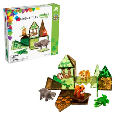 Magna-tiles Jungle Animals 25-Piece Building Set, Ages 3+