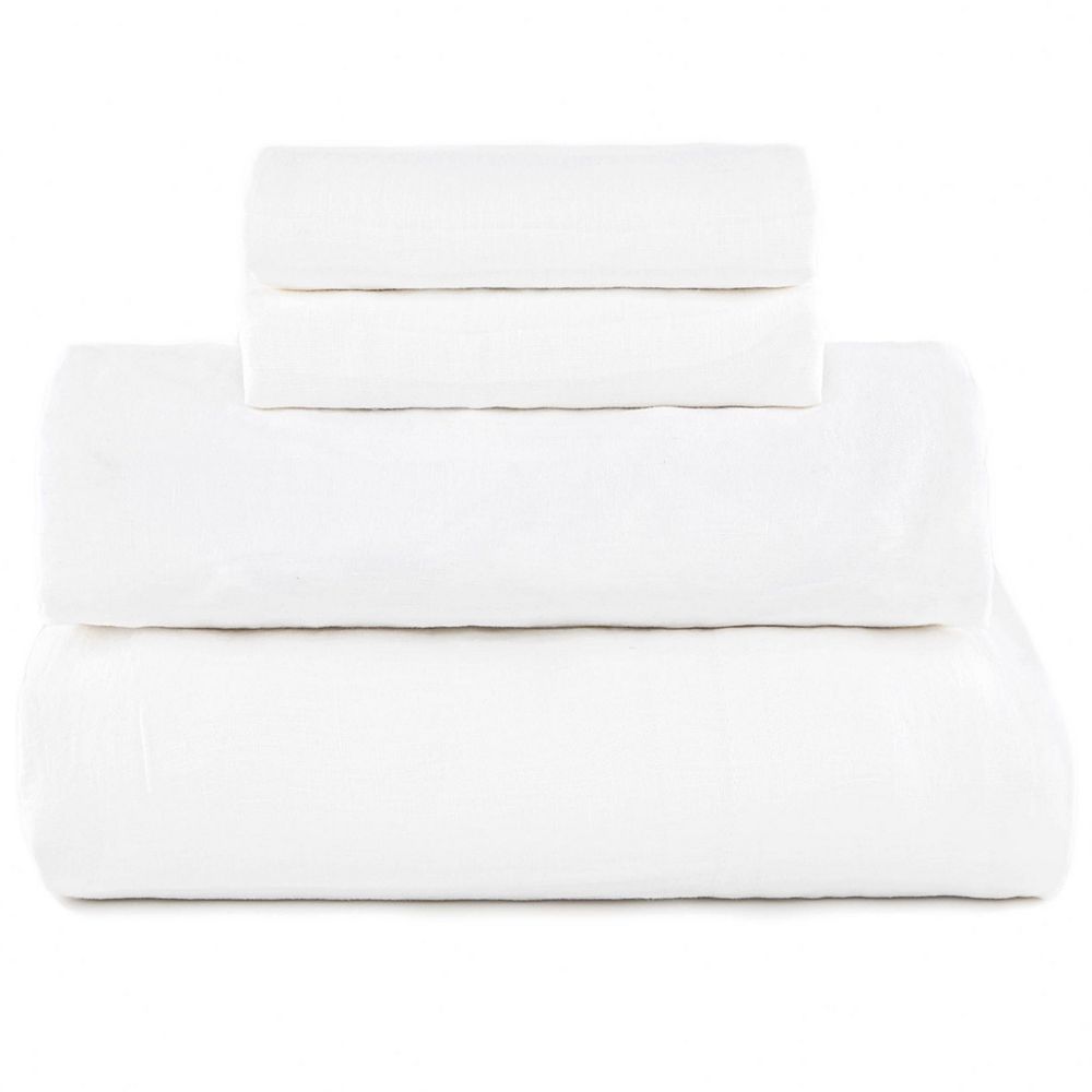 Комплект из 4 простыней Bokser Home из французского льна, Cal King