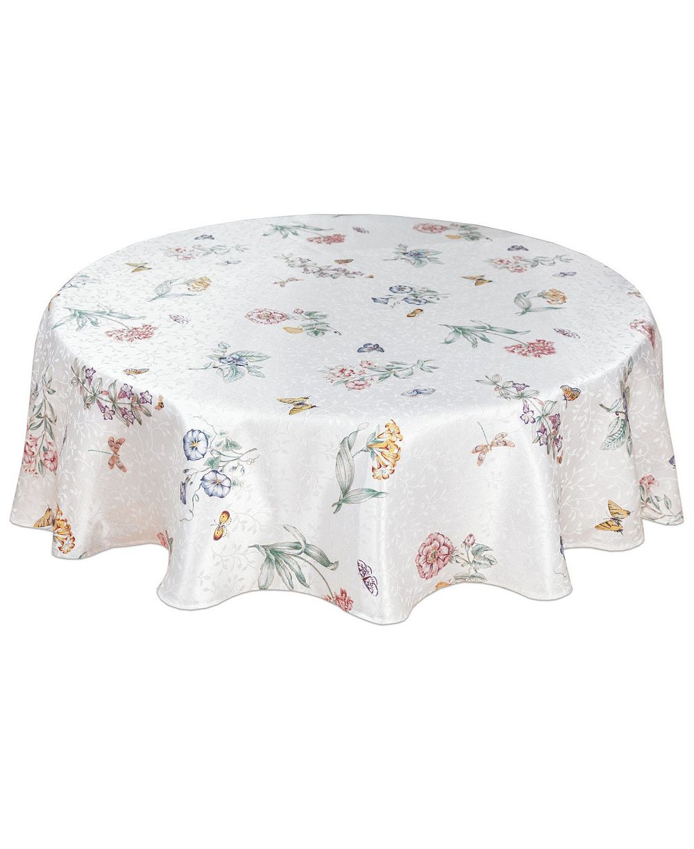 Lenox Butterfly Meadow Round Tablecloth 70" x 70"