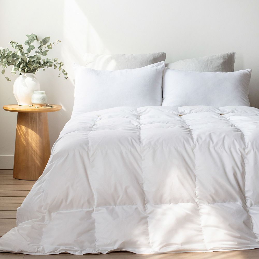 Bokser Home всесезонное одеяло с наполнителем из белого утиного пуха, Twin/Twin XL