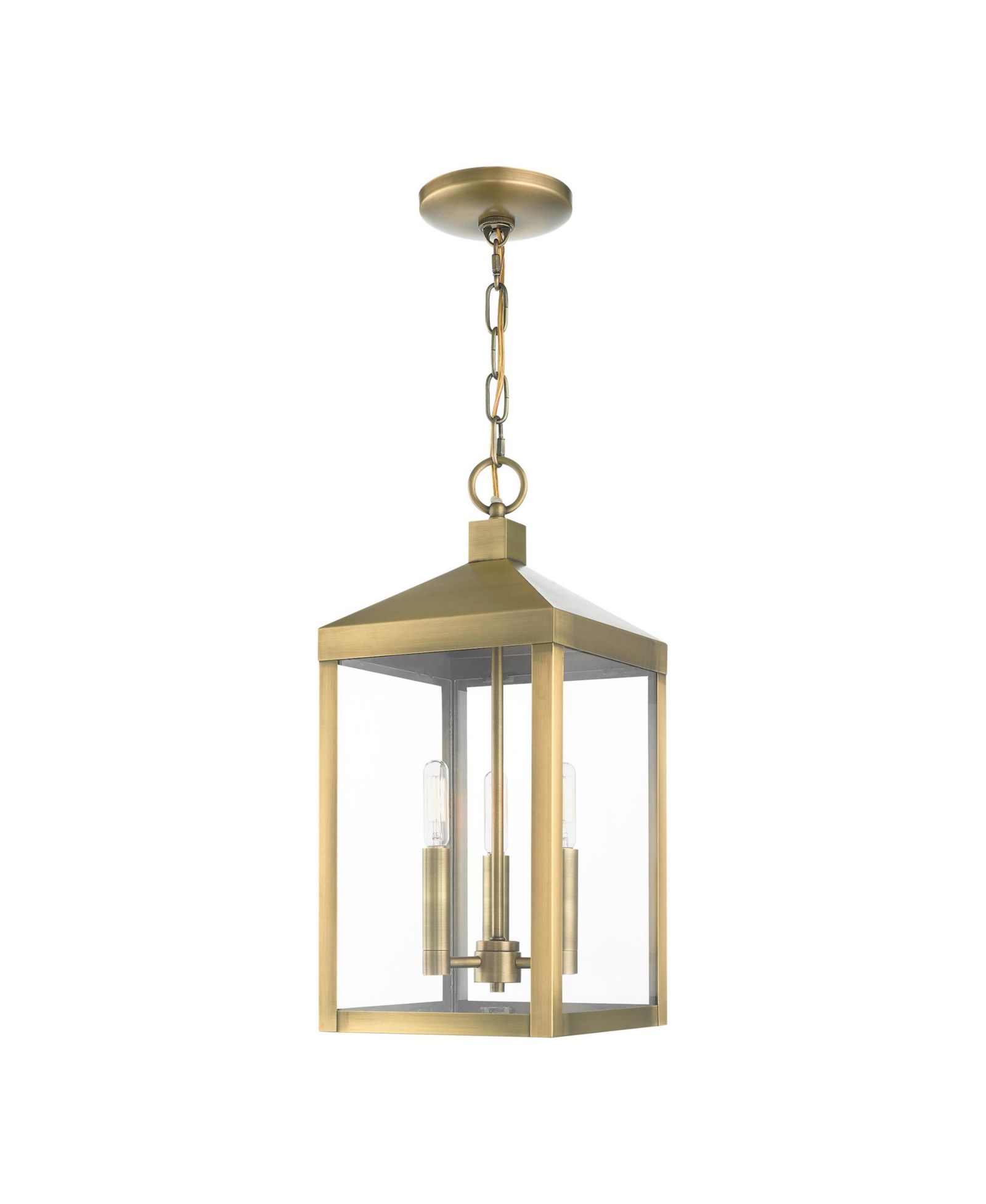 Livex Уличный подвесной фонарь Nyack 3 Light
