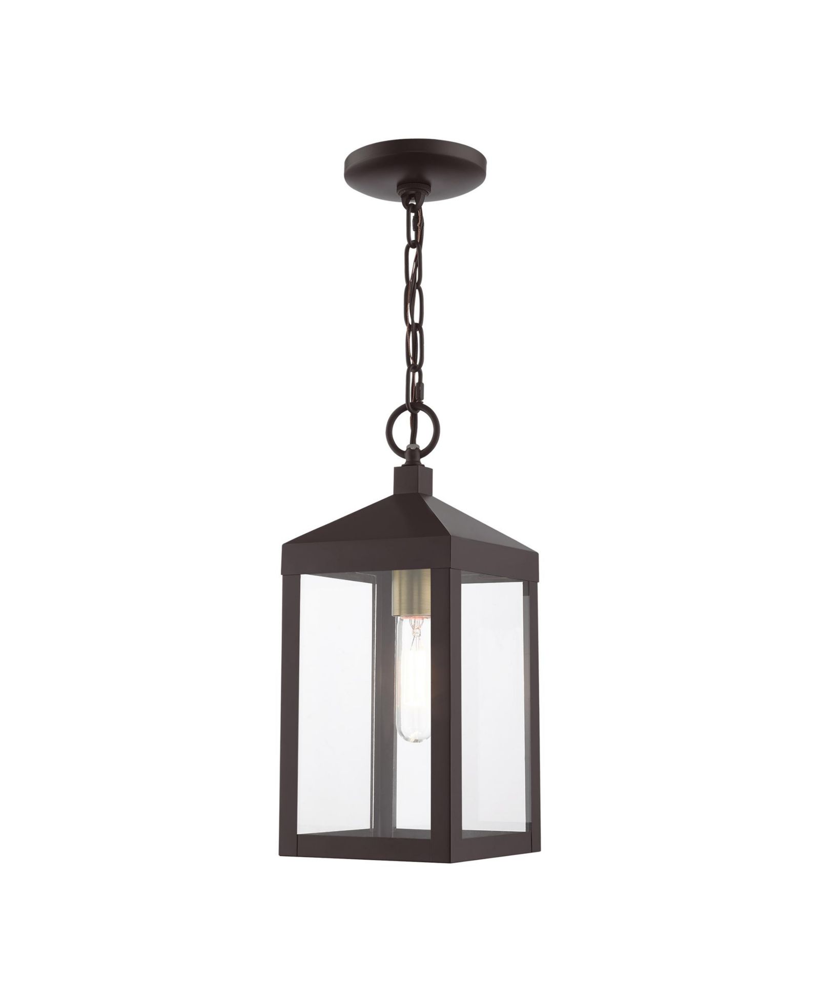 Уличный подвесной фонарь Livex Nyack 1 Light