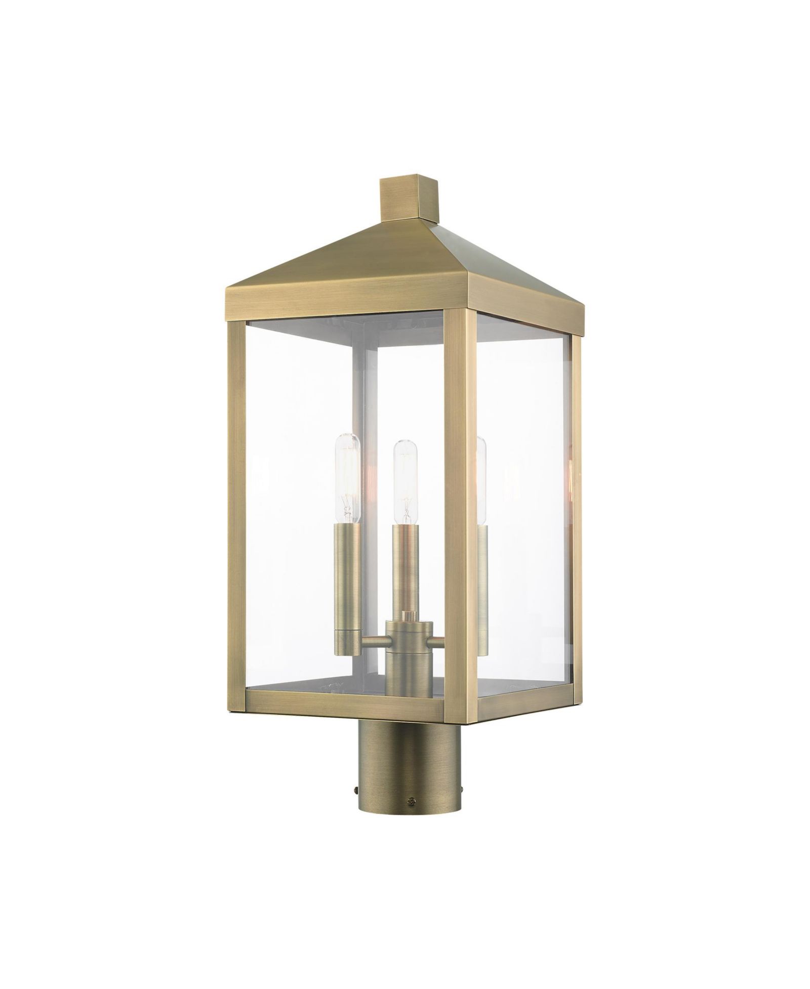 Уличный фонарь Livex Nyack 3 Light Post Top
