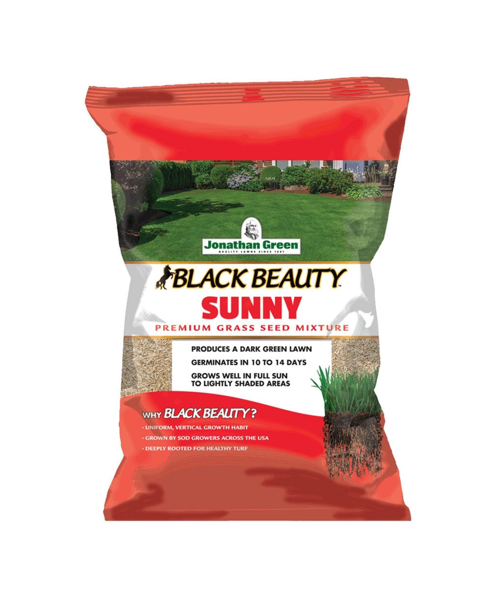 Jonathan Green Смесь семян травы Sunny Premium Grass Seed Mixture 25# bag