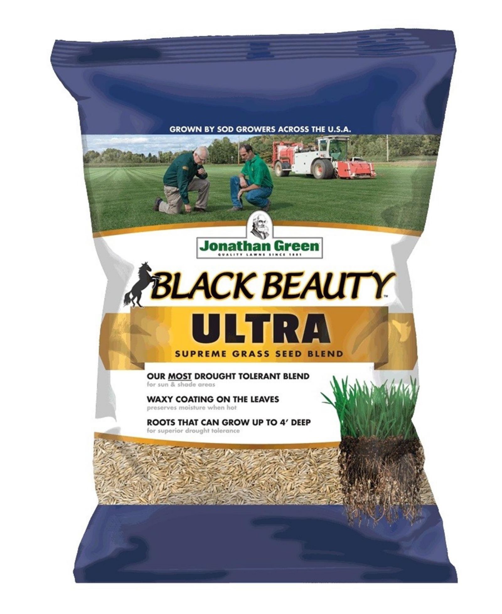 Семена ультра-травы Jonathan Green (#10322) Black Beauty, упаковка 7lb