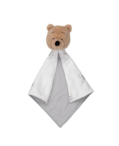 Мягкое одеяло Lambs & Ivy Disney Baby WINNIE THE POOH Lovey White/Gray