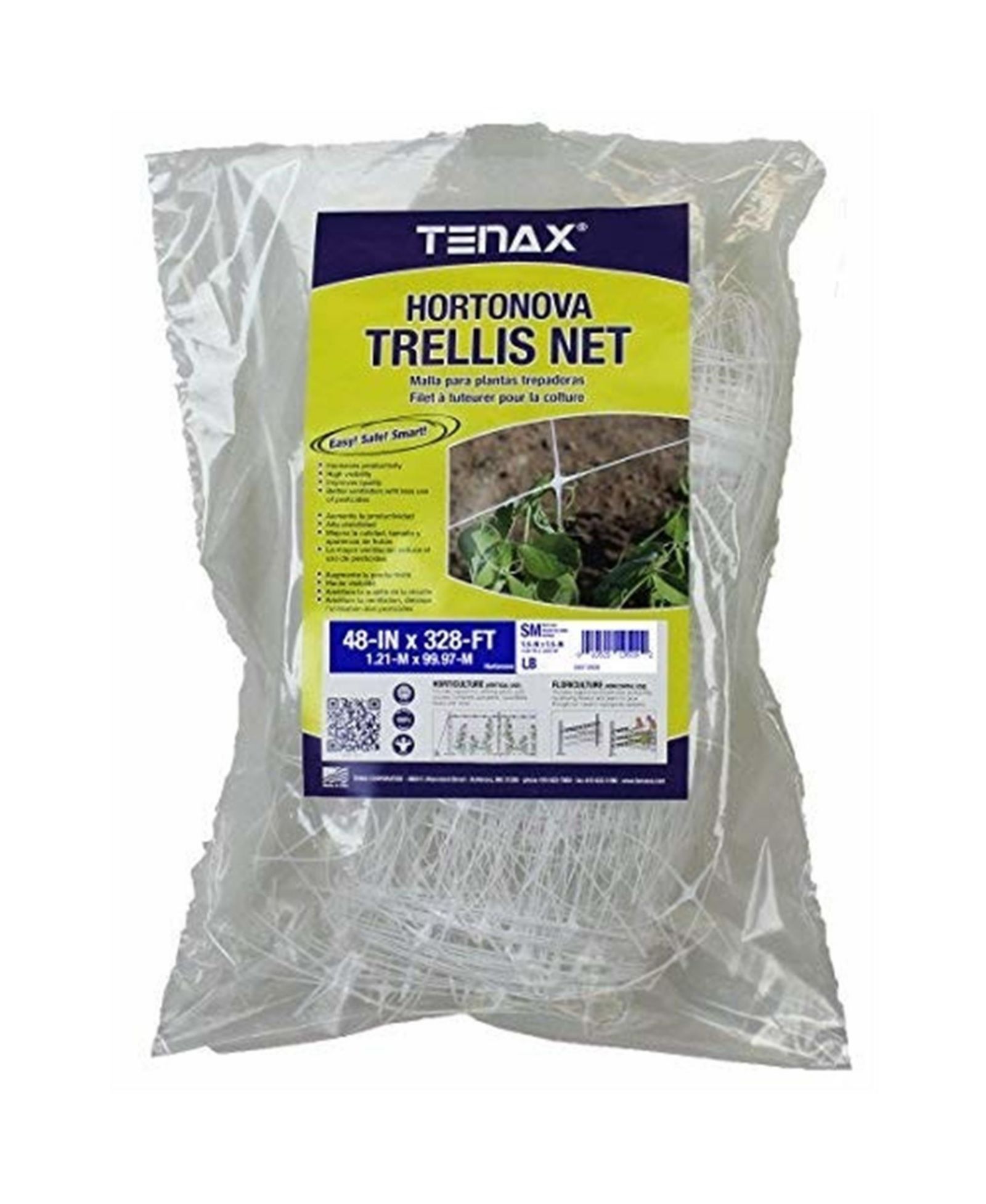 Tenax 48" x 328' Hortonova Plant Trellis Net