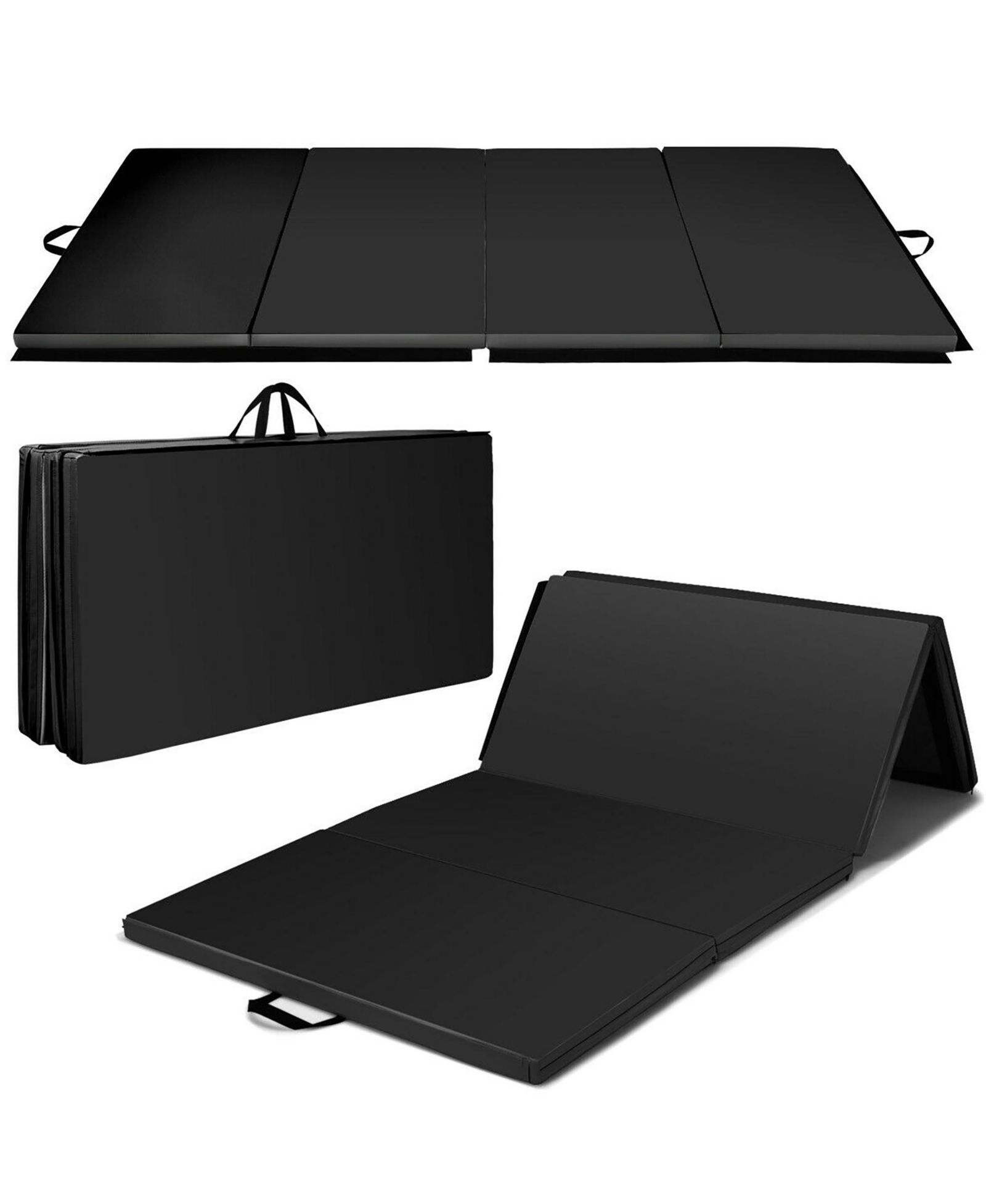 Складной гимнастический мат для домашнего спортзала 4'x8'x2"