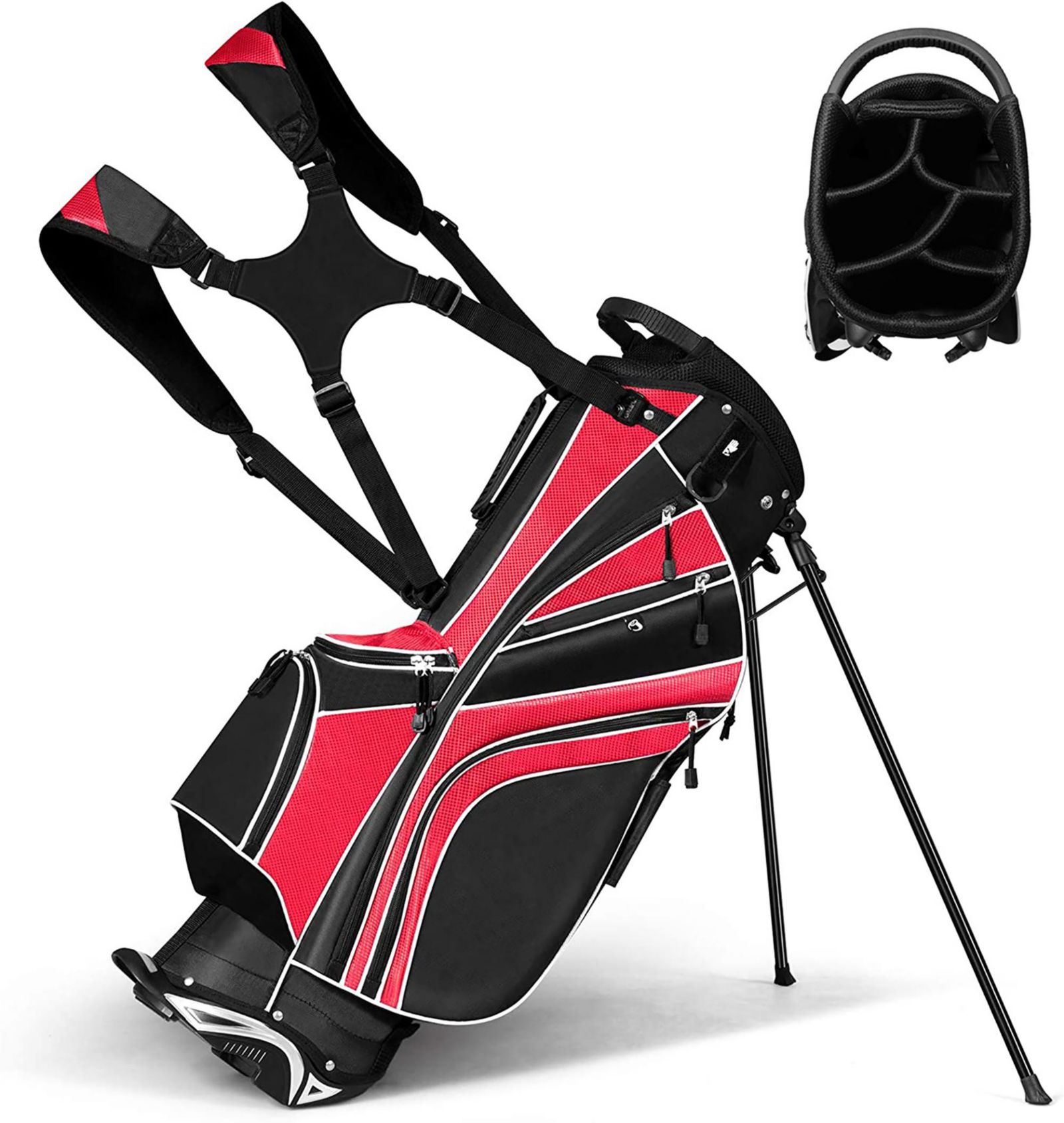 Golf Stand Cart Bag сумка для гольфа с органайзером на 6 отделений