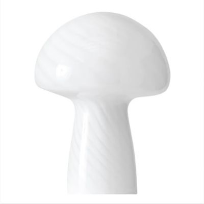Mushroom Frosted Glass LED Table Lamp – 13"