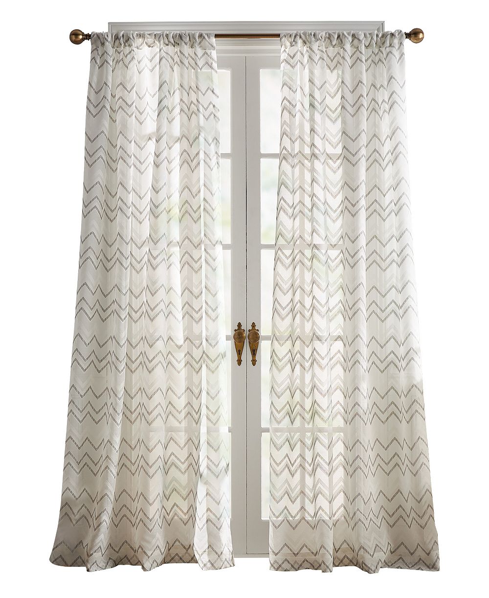 Панели Karl Lagerfeld Paris Simone Print Burnout, набор из 2 шт., 95" x 50"