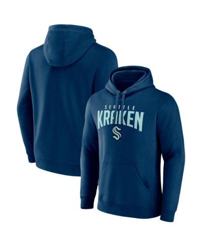 Мужское темно-синее худи Fanatics Seattle Kraken Special Edition 2.0