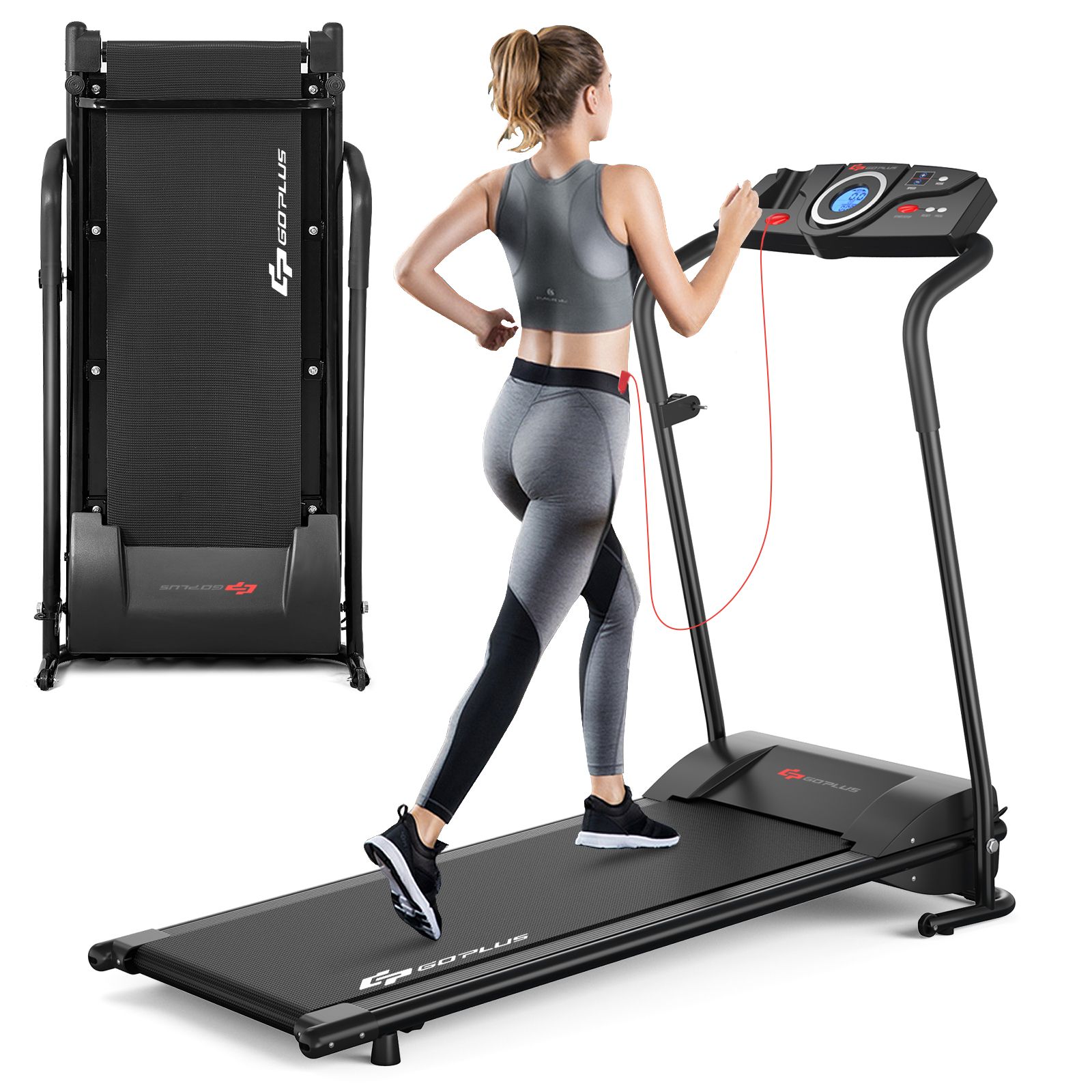 Беговая дорожка 1HP Electric Treadmill Folding Motorized Power Running