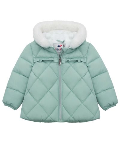 Rokka&Rolla Baby Girls Soft Lining Hooded Puffer Jacket