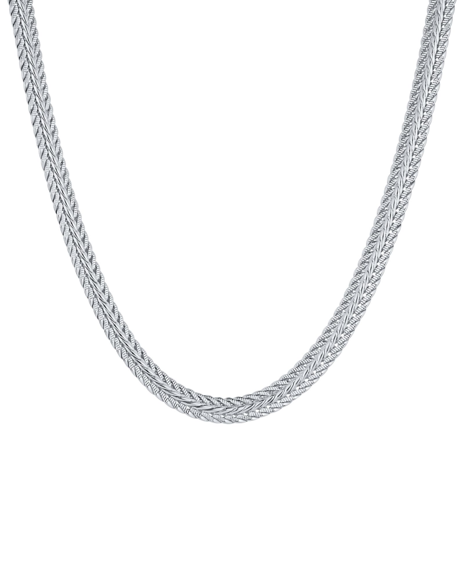 Ожерелье And Now This Fine Silver-Plated Woven