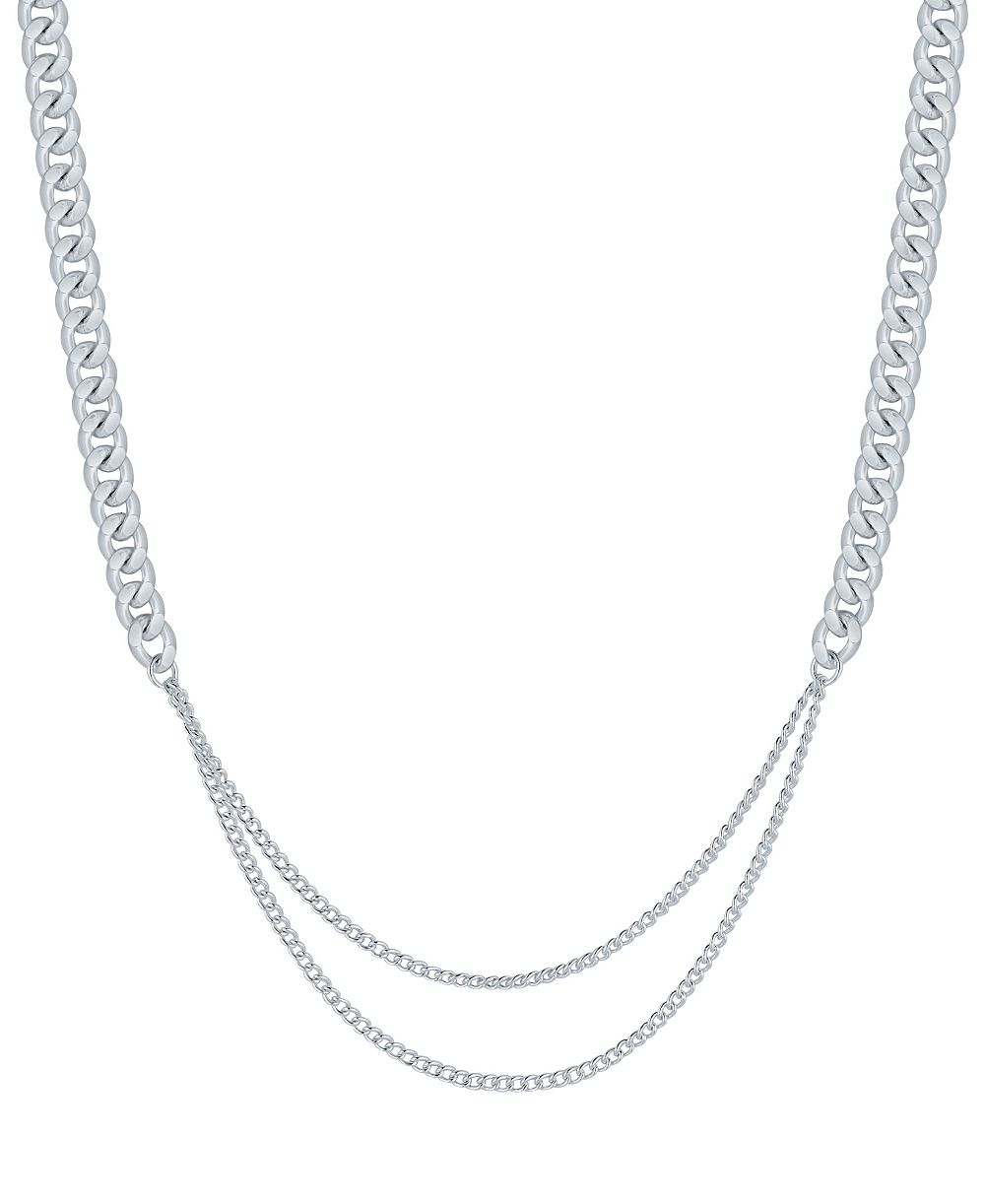 Ожерелье And Now This Fine Silver-Plated Curb Chain