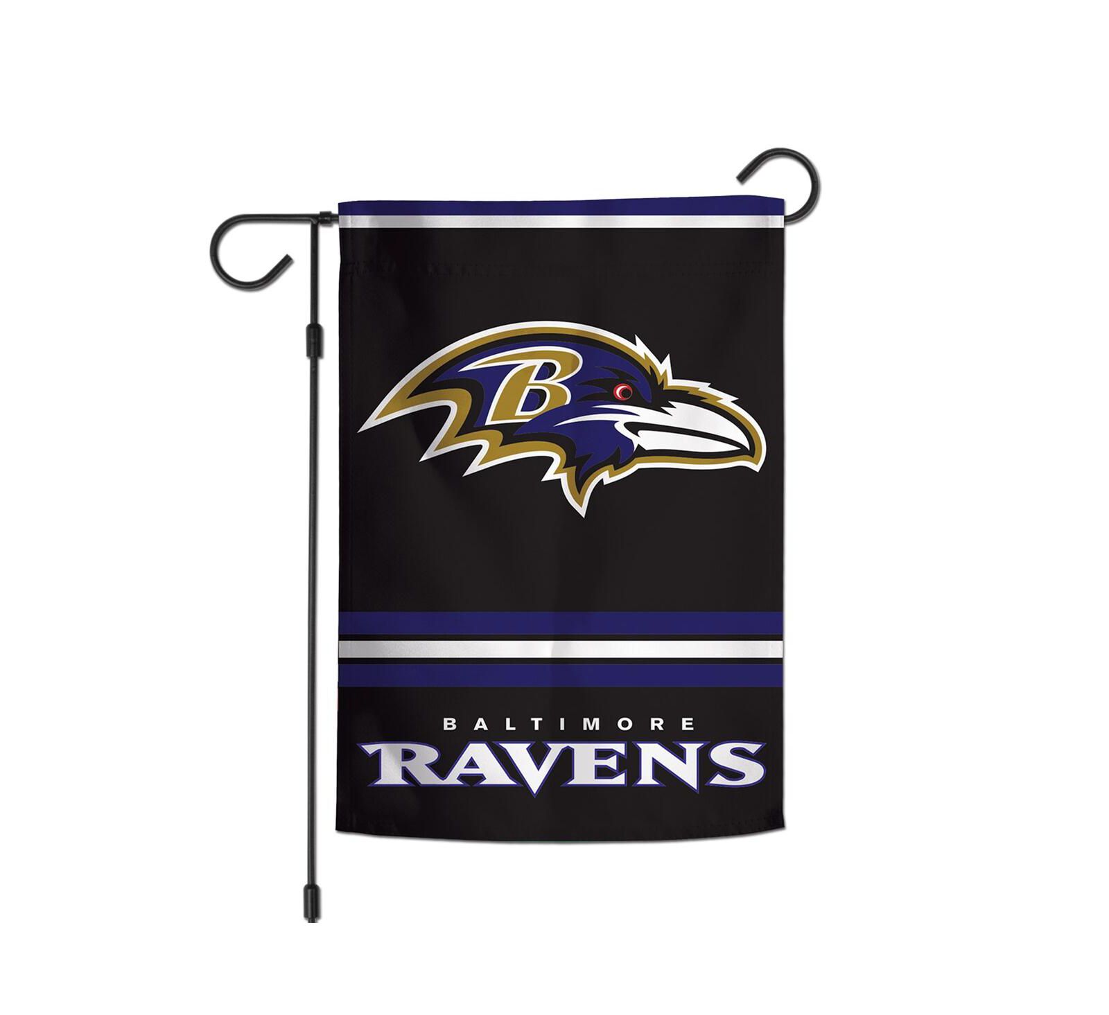 Двусторонний садовый флаг Wincraft Baltimore Ravens, 12" x 18"