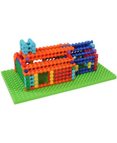Popular Playthings Playstix Deluxe 211-Piece Building Set, Ages 4+
