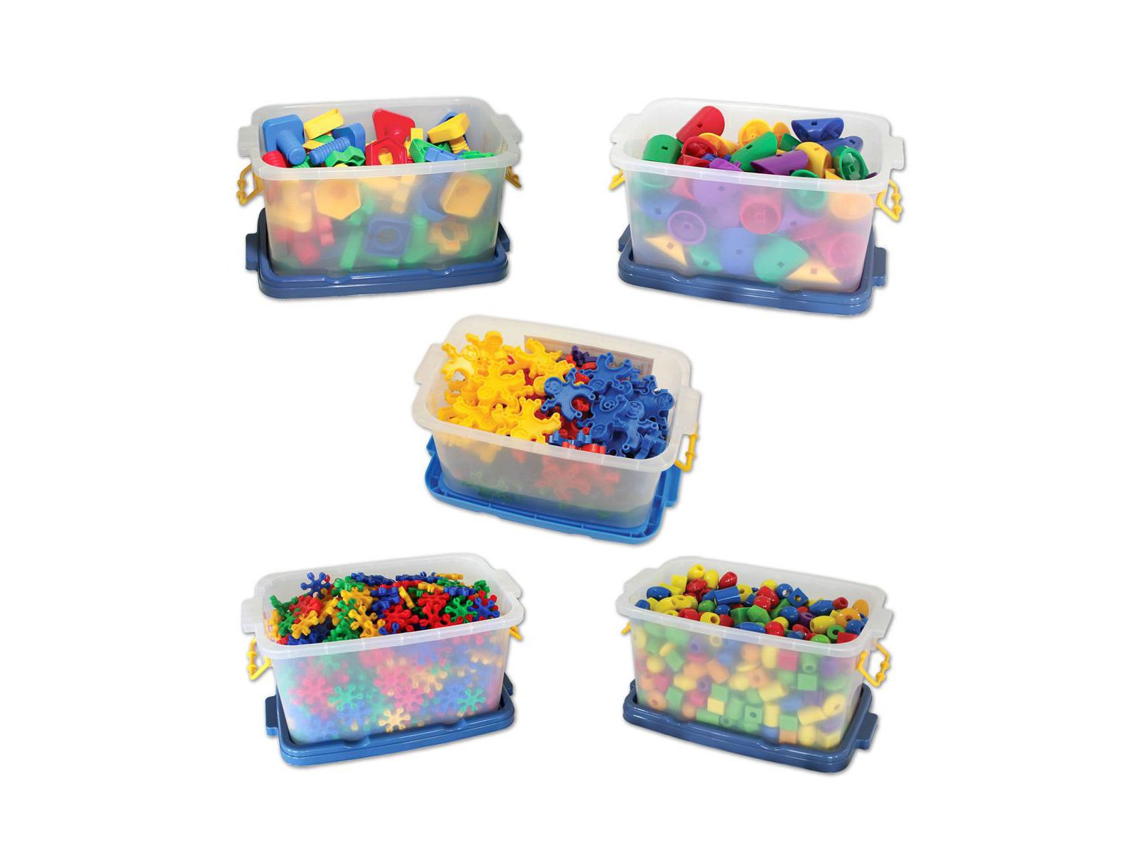Joyn Toys Build and Learn Kit Hand-Eye Coordination and Fine Motor Skills 5-Piece Set, Ages 3+