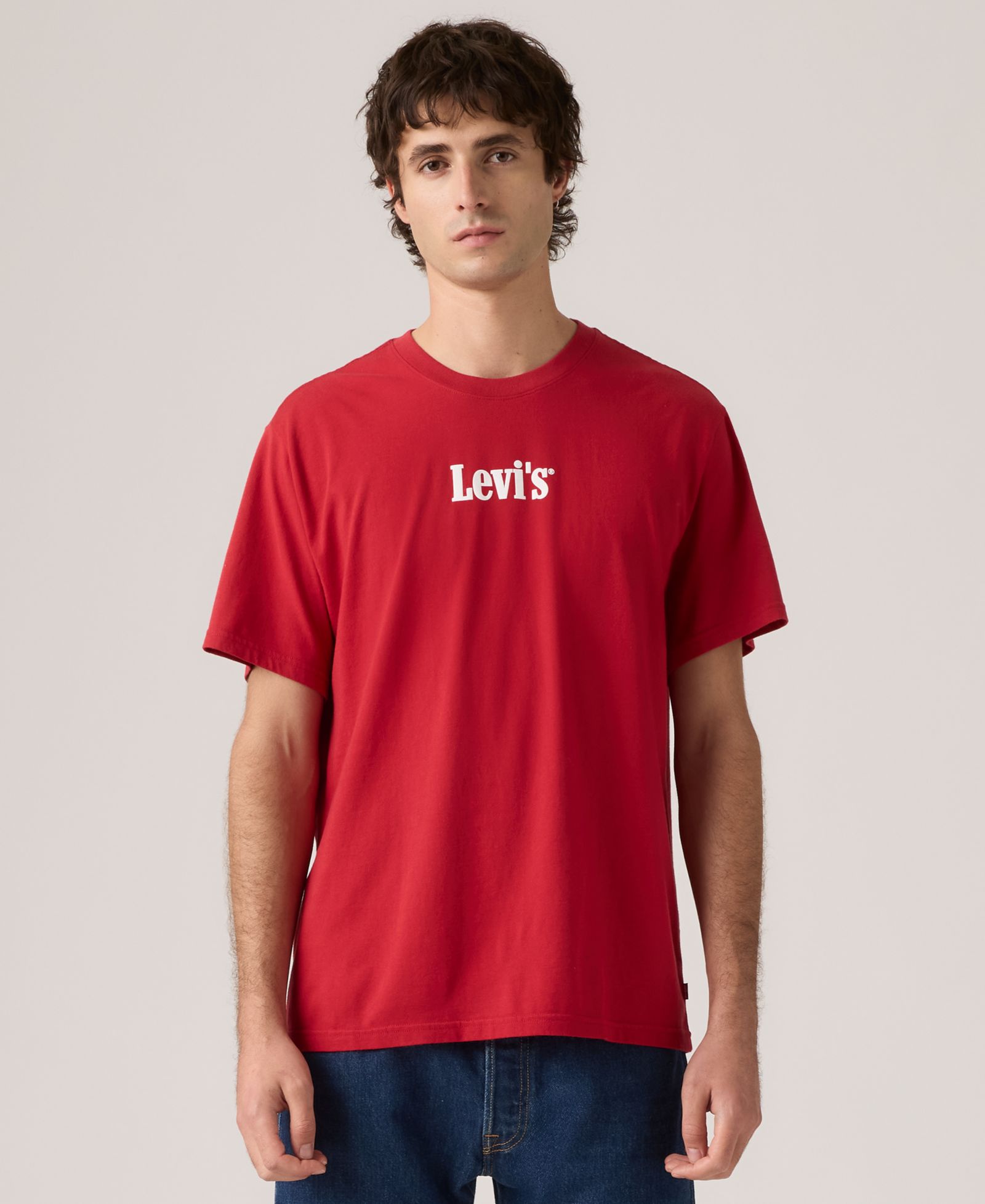 Levi's Мужская футболка Box Tab Logo Crewneck
