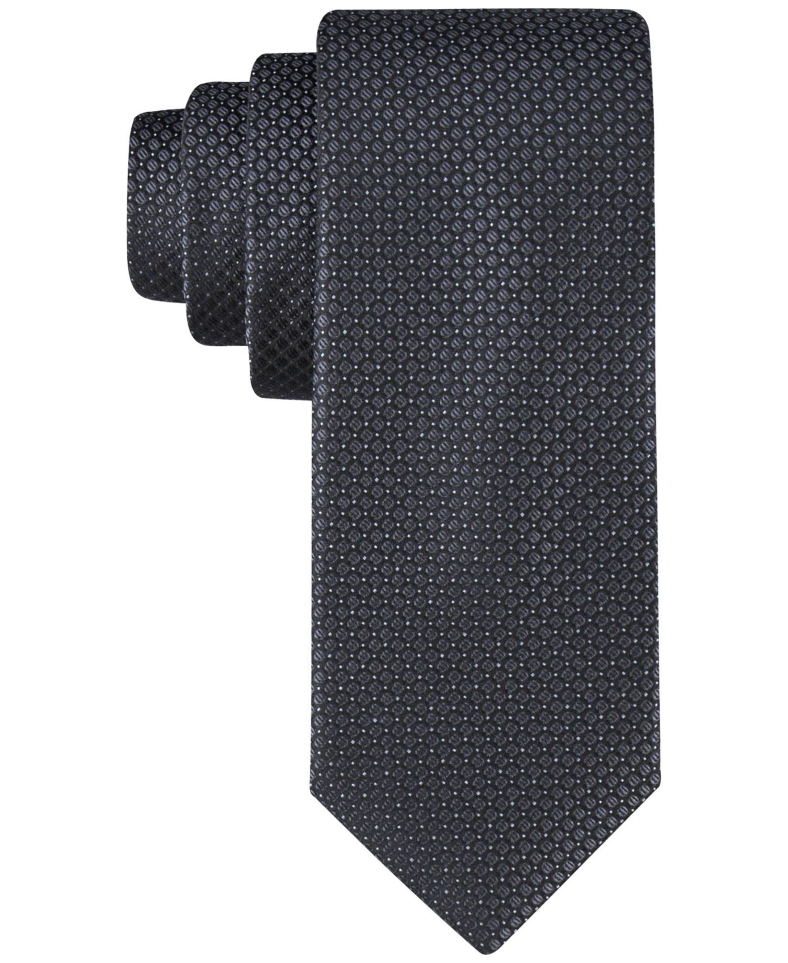 Галстук Calvin Klein Men's Steel Micro-Dot Solid Tie