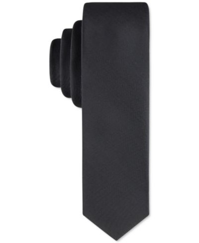 Мужской галстук Calvin Klein Men's Liquid Luxe Skinny 2" Solid