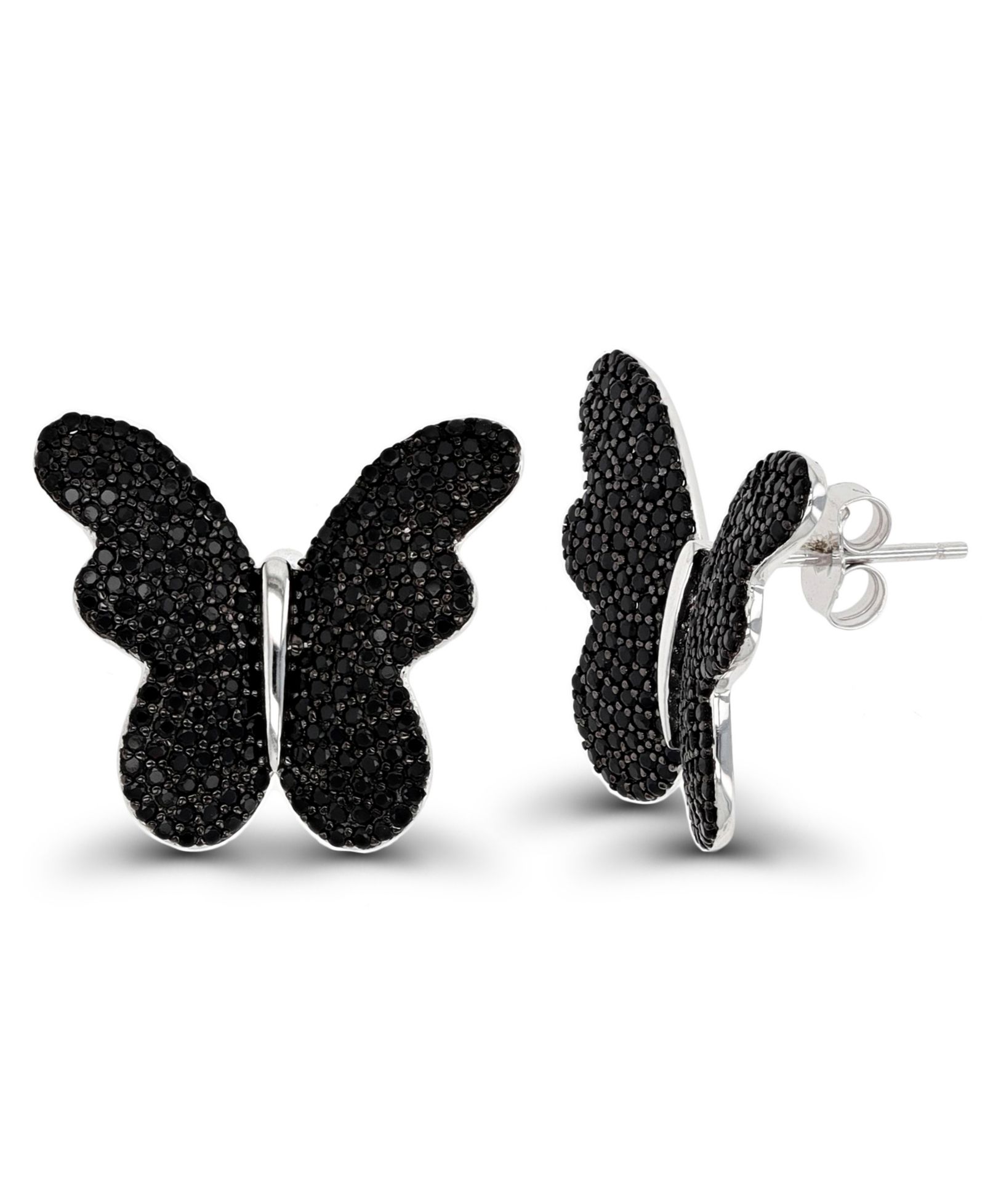 Серьги-гвоздики Macy's Spinel в стерлинговом серебре