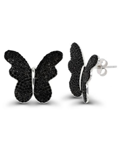 Серьги-гвоздики Macy's Spinel в стерлинговом серебре