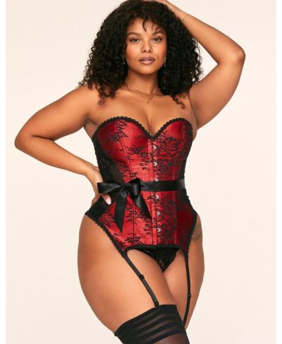 Женский комплект Adore Me Plus Size Jasmine Boned Strapless Corset & Thong