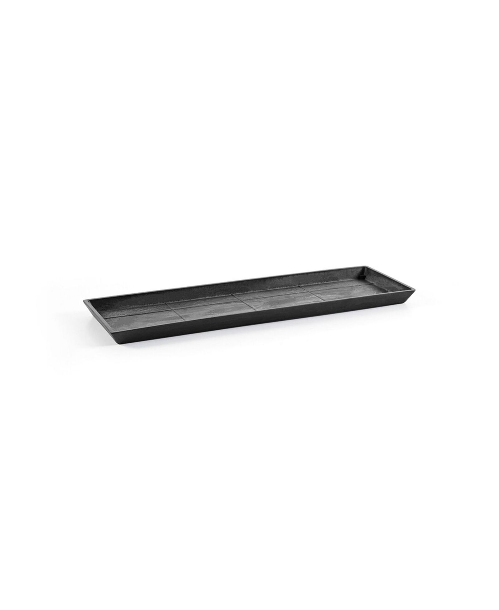 ECOPOTS Modern Plastic Rectangular Planter Saucer, 17.7in